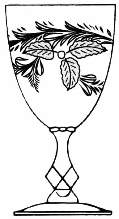 Fascination Water Goblet by Tiffin-Franciscan-1