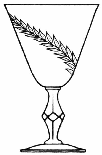 Ferndale Water Goblet by Tiffin-Franciscan-1