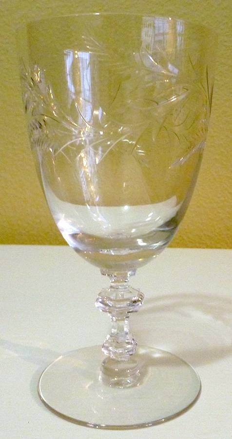 First Love Low Water Goblet by Tiffin-Franciscan-1