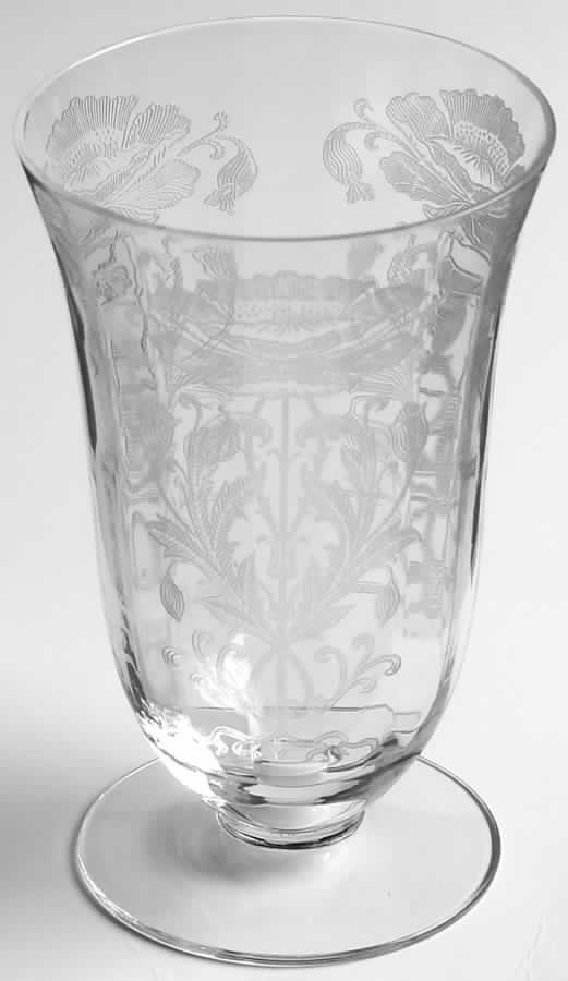 Flanders Clear (Stem 15024-024) 9 Oz Footed Tumbler by Tiffin-Franciscan-1