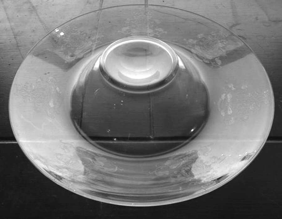 Flanders Clear (Stem 15024-024) 13" Rolled Edge Bowl by Tiffin-Franciscan-1