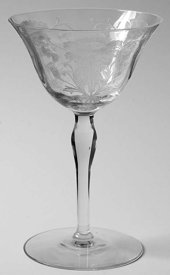 Flanders Clear (Stem 15047) Champagne/Tall Sherbet by Tiffin-Franciscan-1