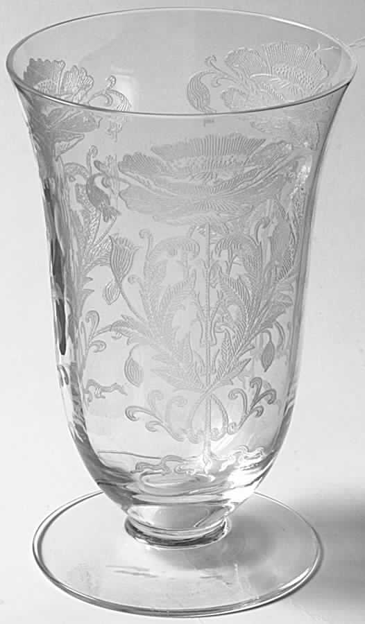 Flanders Clear (Stem 15071) 8 Oz Footed Tumbler by Tiffin-Franciscan-1