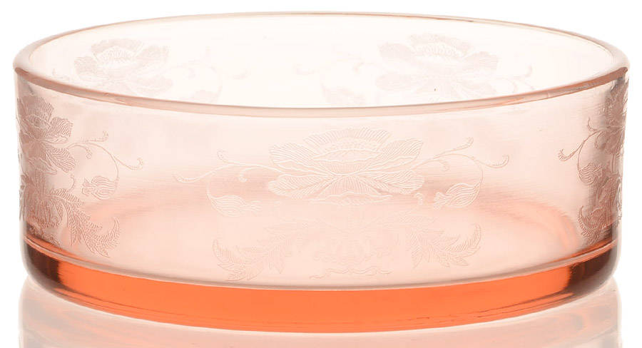 Flanders Pink (Stem 024-15024) Candy Dish No Lid by Tiffin-Franciscan-1