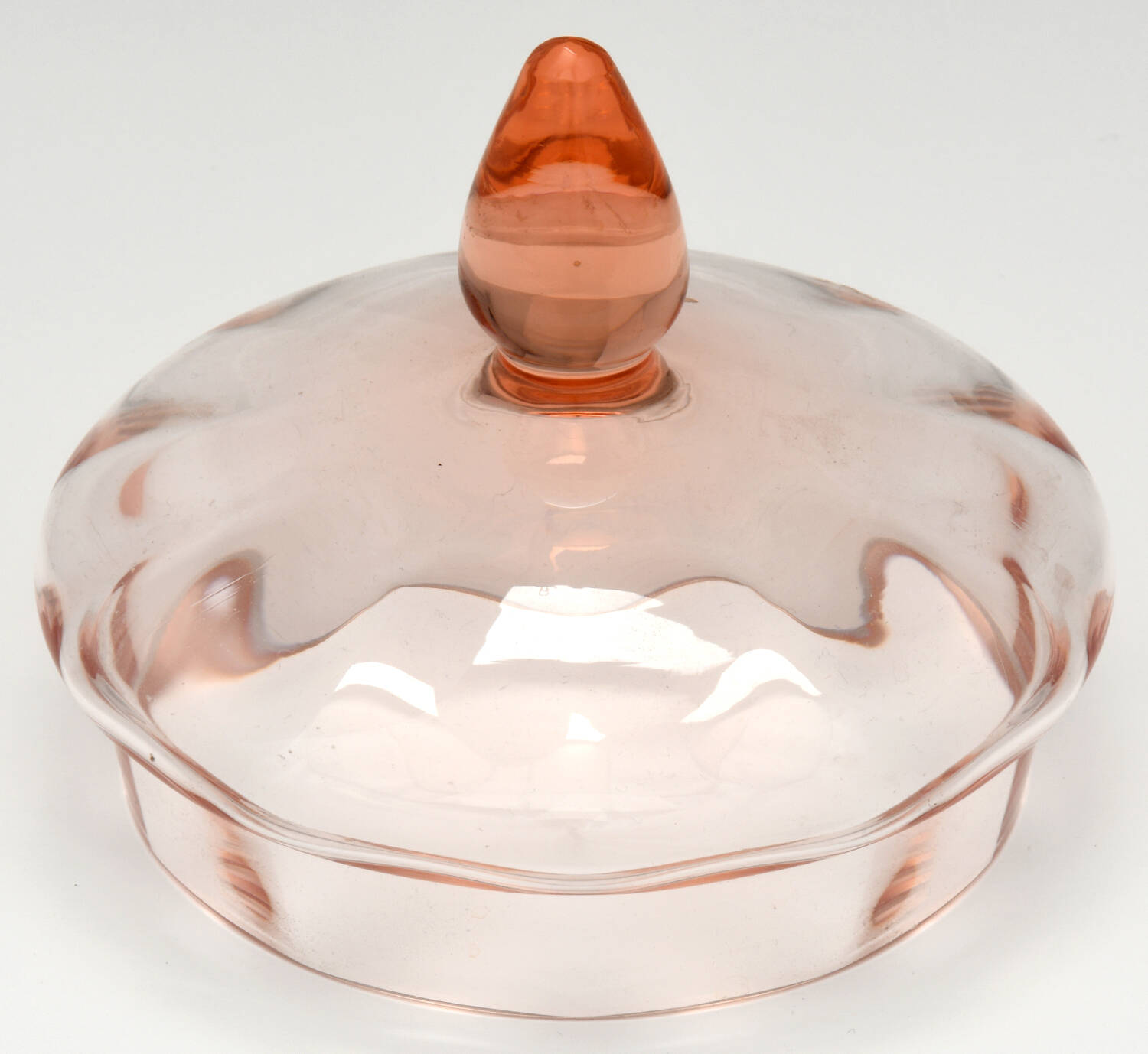 Flanders Pink (Stem 024-15024) Lid for Pitcher by Tiffin-Franciscan-1
