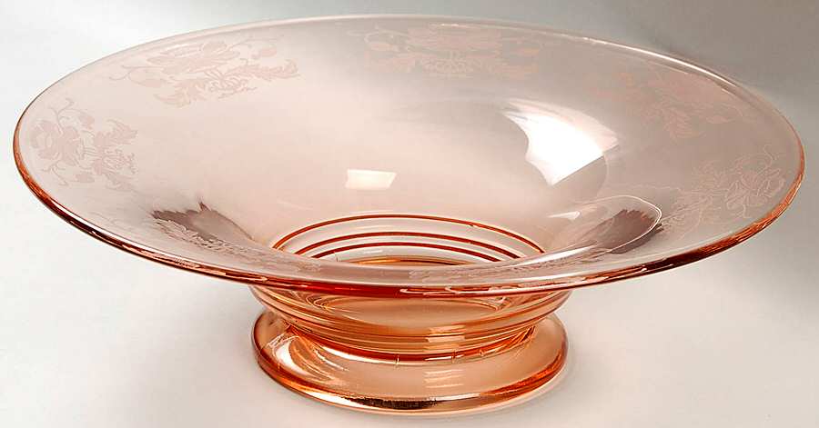 Flanders Pink (Stem 024-15024) 11" Centerpiece by Tiffin-Franciscan-1