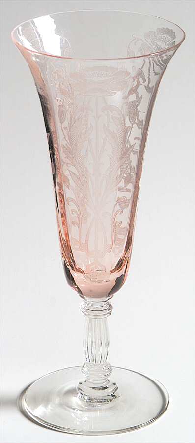 Flanders Pink (Stem 024-15024) Parfait by Tiffin-Franciscan-1