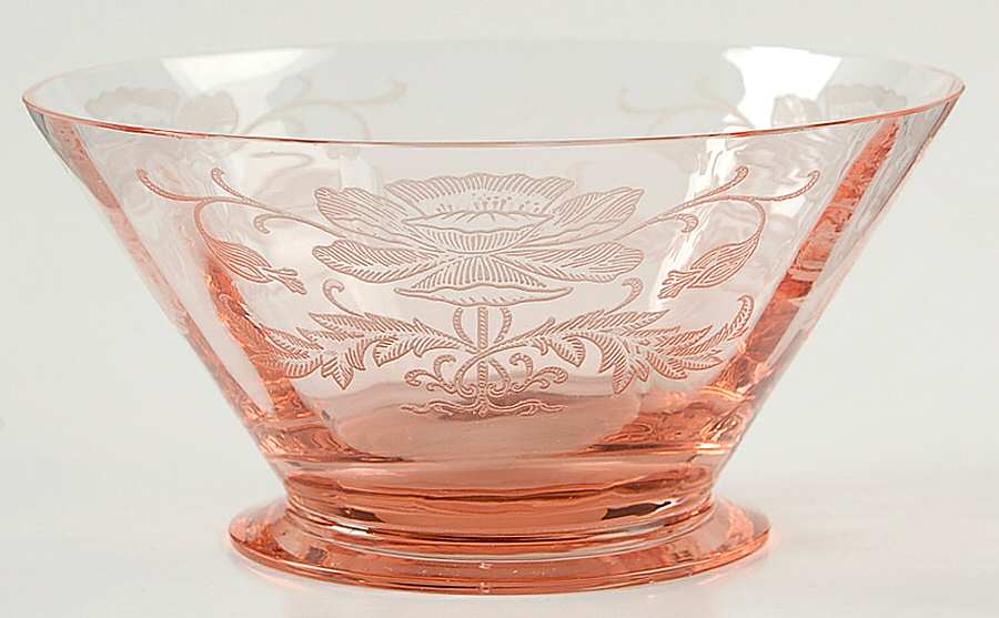 Flanders Pink (Stem 024-15024) Finger Bowl by Tiffin-Franciscan-1