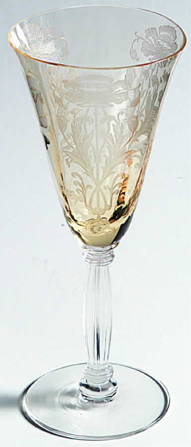 Flanders Yellow (Stem 024-15024) Wine Glass by Tiffin-Franciscan-1