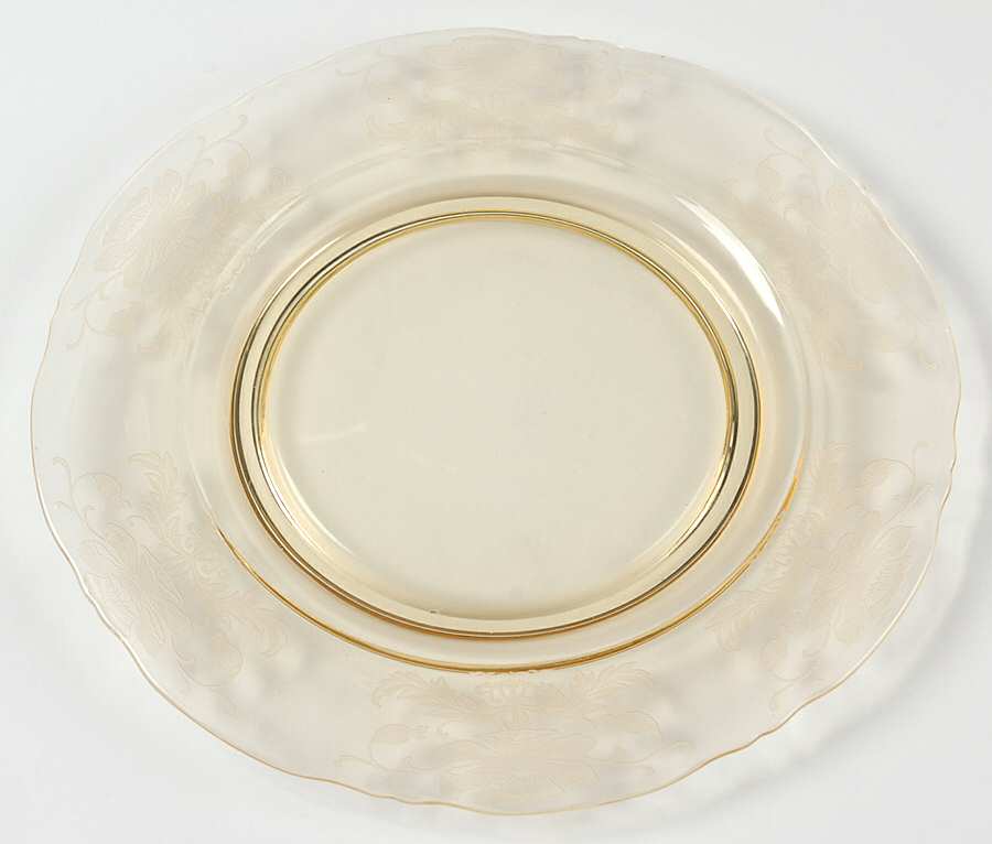 Flanders Yellow (Stem 024-15024) Dinner Plate by Tiffin-Franciscan-1