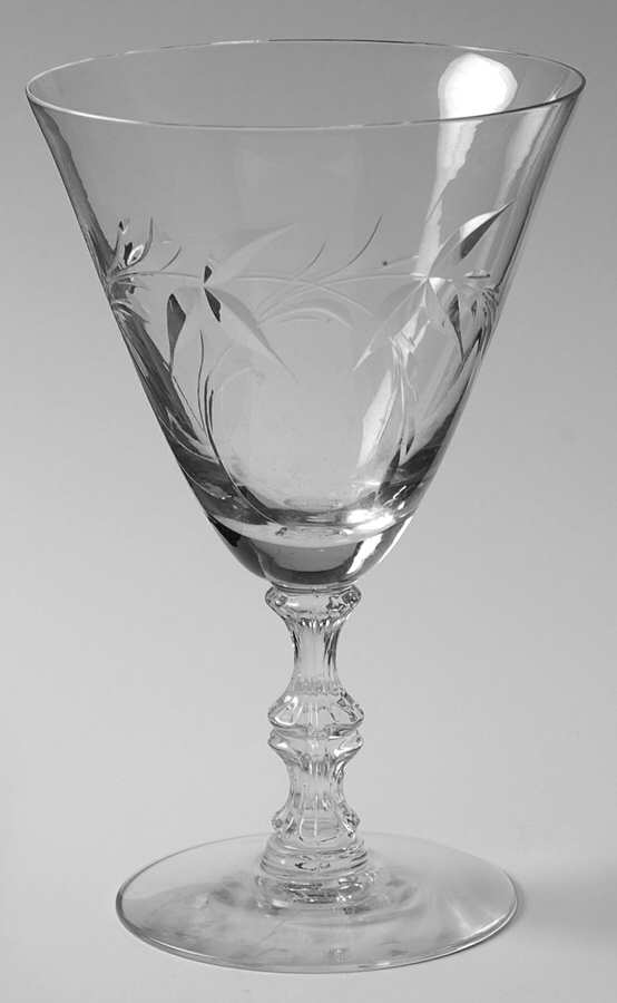 Fleurette Water Goblet by Tiffin-Franciscan-1