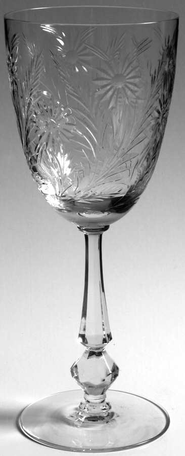Fleurette Water Goblet by Tiffin-Franciscan-1