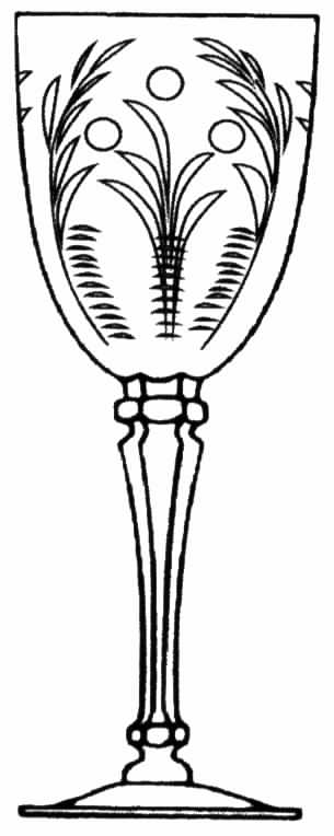 Florence Water Goblet by Tiffin-Franciscan-1