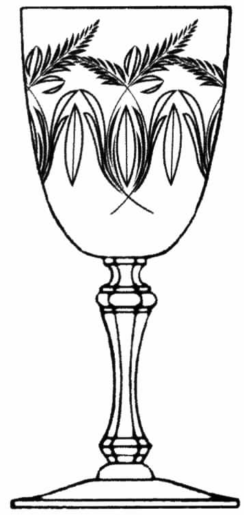 Florian Water Goblet by Tiffin-Franciscan-1