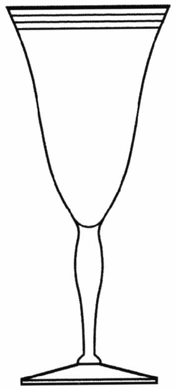 Four Gold Bands Water Goblet by Tiffin-Franciscan-1