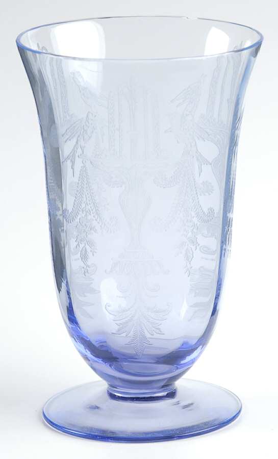 Fontaine All Twilight (Blue) 9 Oz Footed Tumbler by Tiffin-Franciscan-1