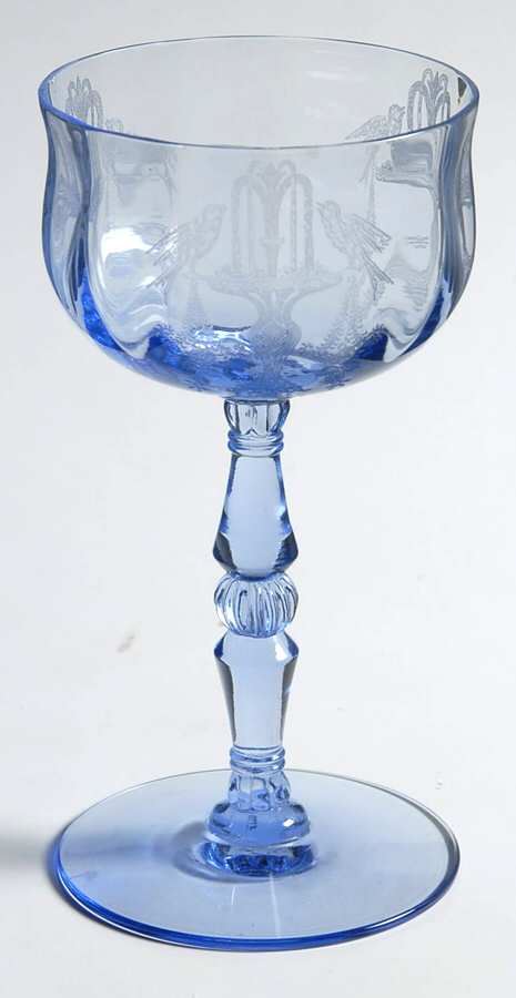 Fontaine All Twilight (Blue) Liquor Cocktail by Tiffin-Franciscan-1