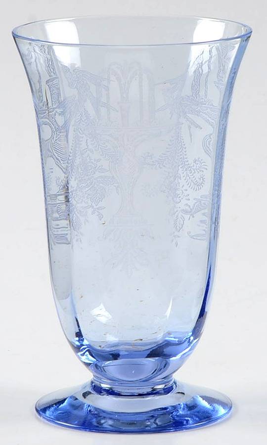 Fontaine All Twilight (Blue) Juice Glass by Tiffin-Franciscan-1