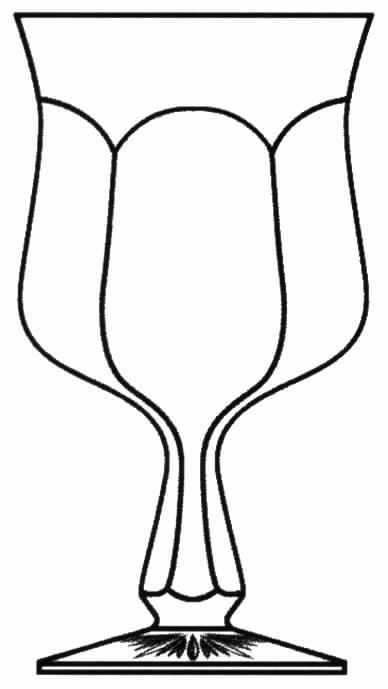 Fort Pitt Water Goblet by Tiffin-Franciscan-1