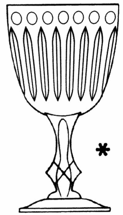 Fordham Water Goblet by Tiffin-Franciscan-1