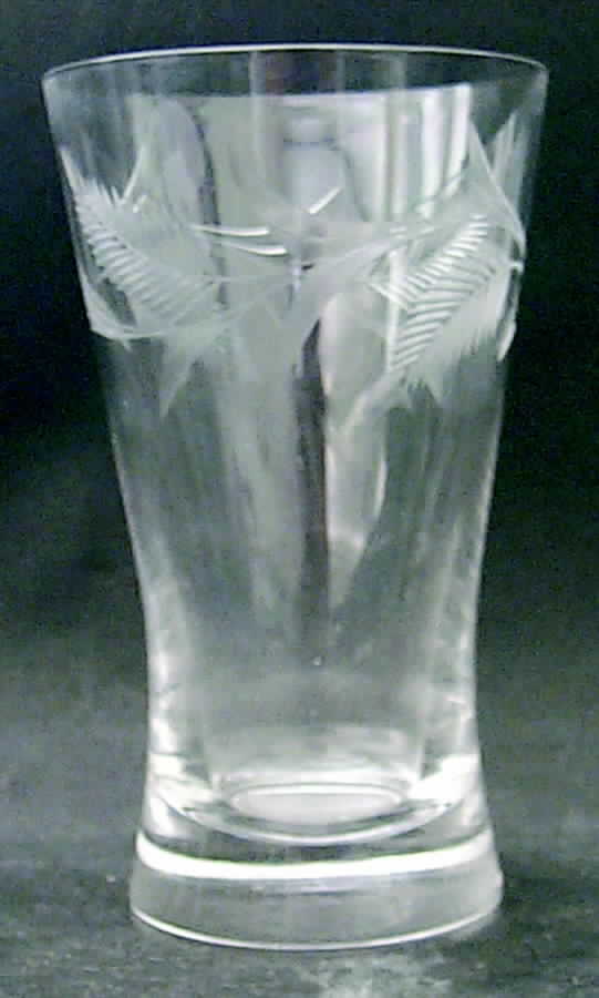 Forever Yours (Gray Cut Wheat) Highball Glass by Tiffin-Franciscan-1