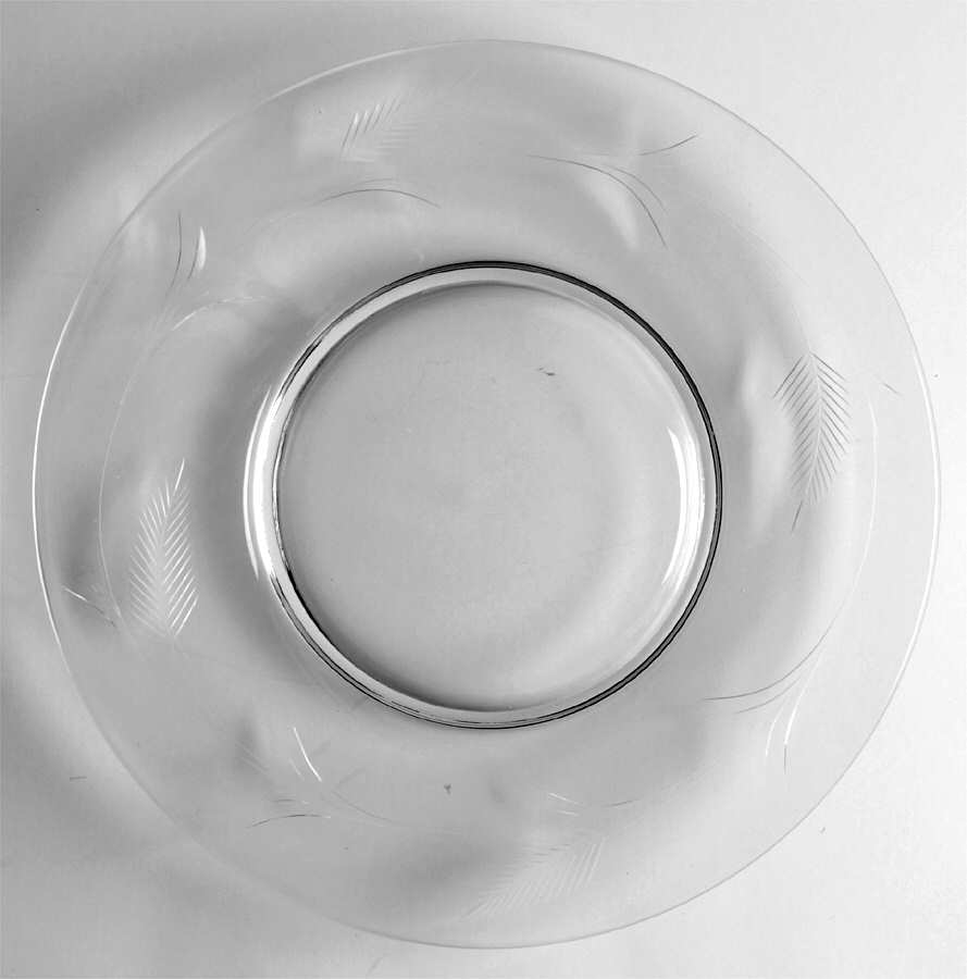 Forever Yours (Gray Cut Wheat) Luncheon Plate by Tiffin-Franciscan-1