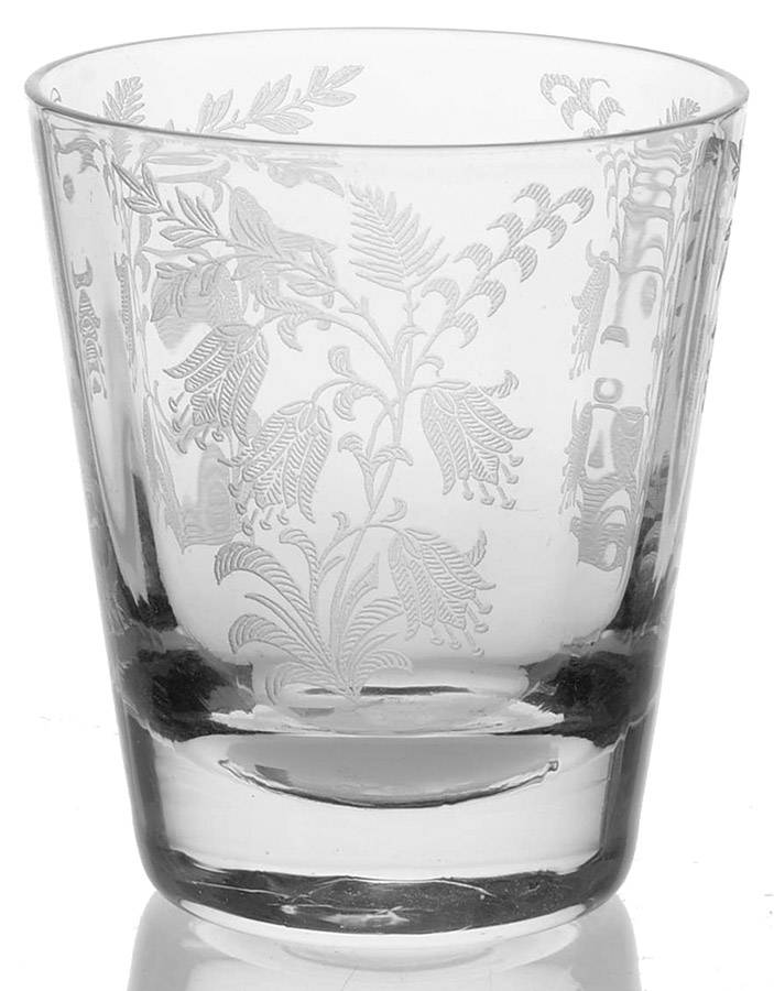 Fuchsia (Etched) Old Fashioned by Tiffin-Franciscan-1