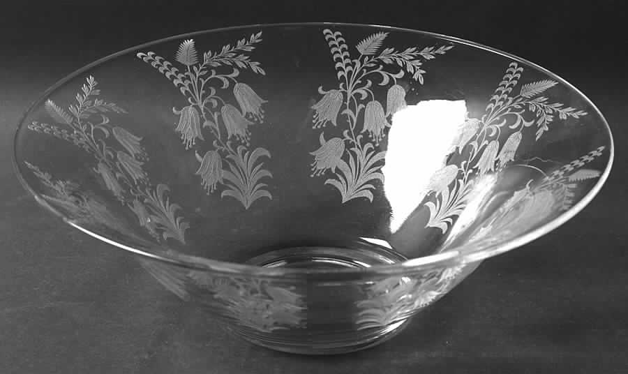 Fuchsia (Etched) 12" Flared Bowl by Tiffin-Franciscan-1