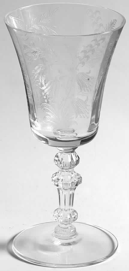 Fuchsia (Etched) Claret Wine by Tiffin-Franciscan-1