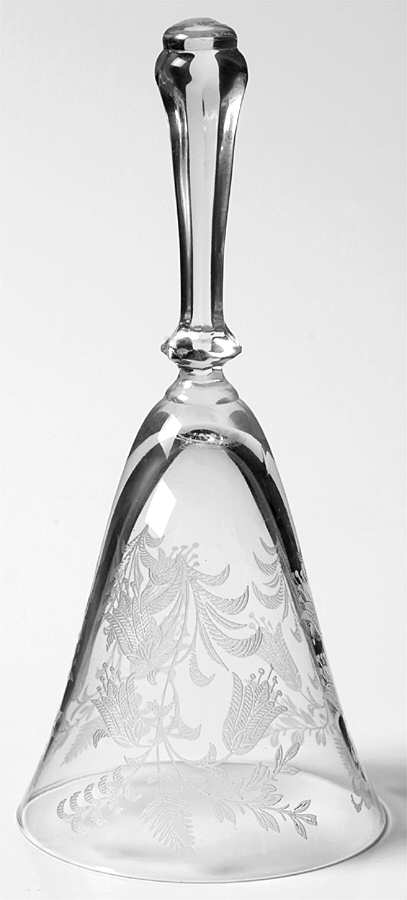 Fuchsia (Etched) 6" Bell by Tiffin-Franciscan-1