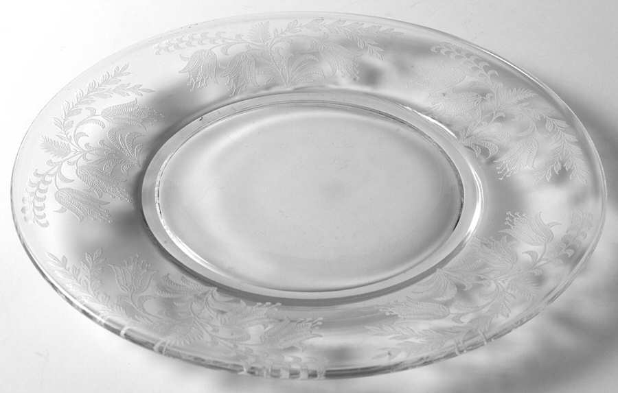 Fuchsia (Etched) 7" Salad Plate by Tiffin-Franciscan-1