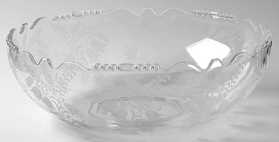 Fuchsia (Etched) 10" Salad Bowl by Tiffin-Franciscan-1