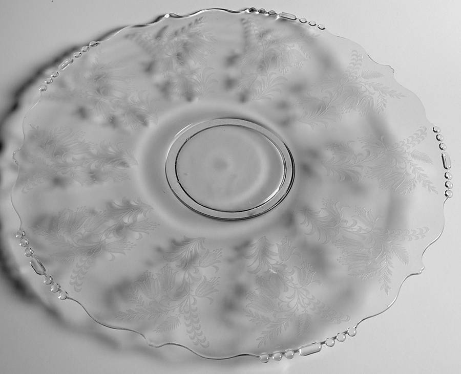 Fuchsia (Etched) Sandwich Plate by Tiffin-Franciscan-1