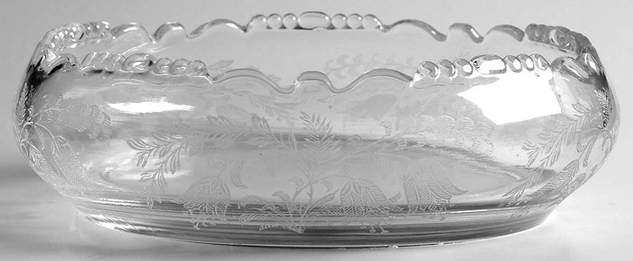 Fuchsia (Etched) Nut Dish by Tiffin-Franciscan-1
