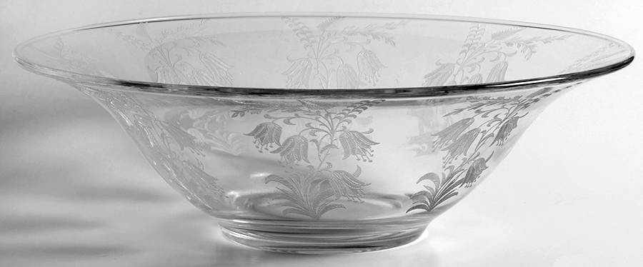 Fuchsia (Etched) Flared Bowl by Tiffin-Franciscan-1