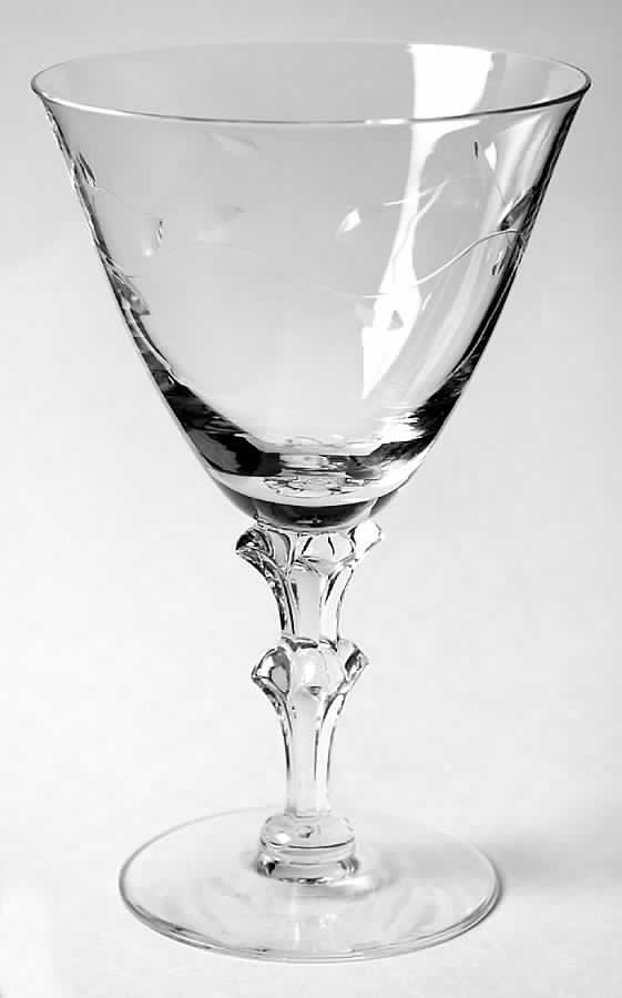 Gaiety Water Goblet by Tiffin-Franciscan-1