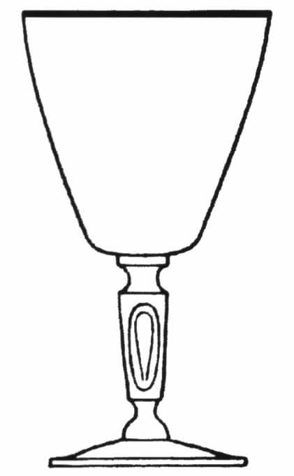 Gayle Water Goblet by Tiffin-Franciscan-1