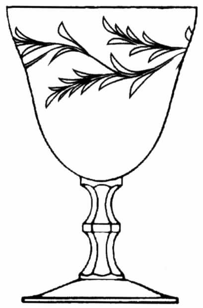 Glitter Water Goblet by Tiffin-Franciscan-1
