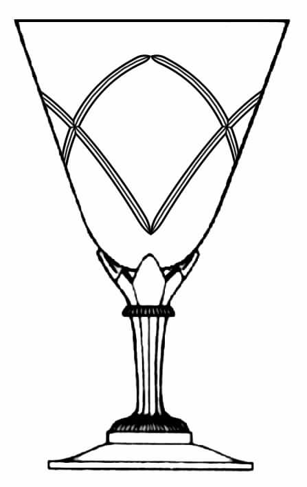 Gothic Water Goblet by Tiffin-Franciscan-1