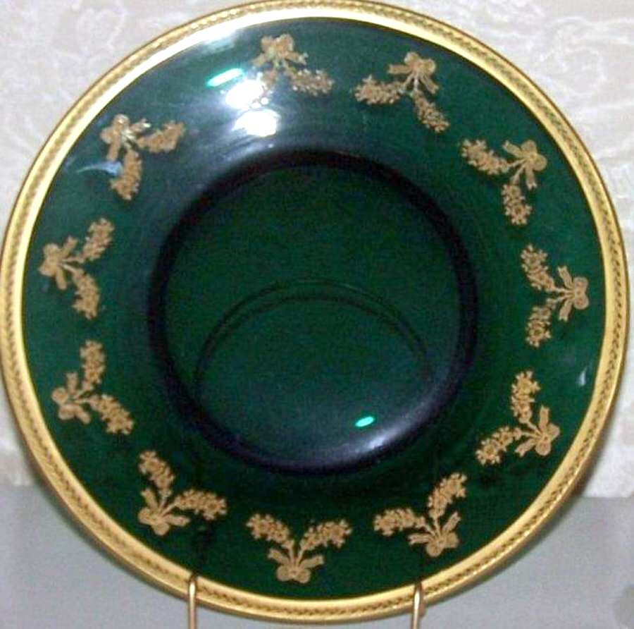 Green Bouquet Luncheon Plate by Tiffin-Franciscan-1