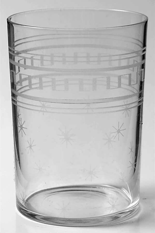 Grecian Star 9 Oz Flat Tumbler by Tiffin-Franciscan-1