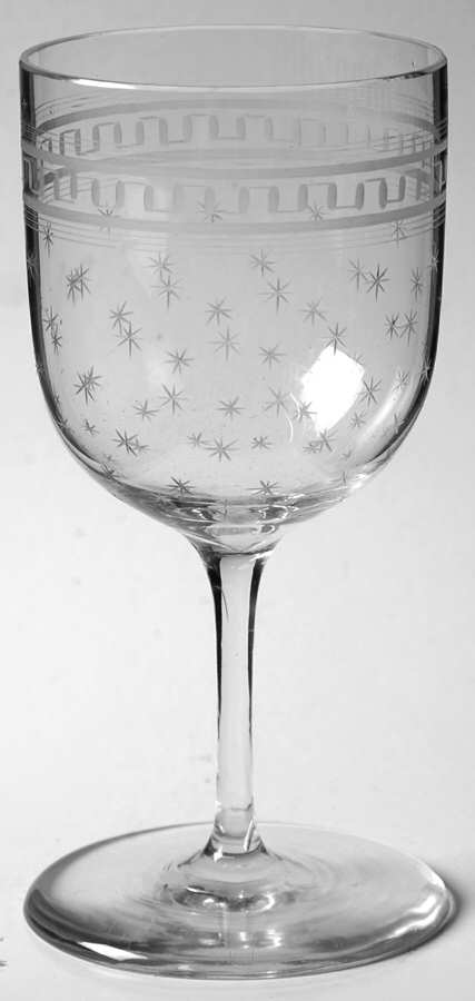 Grecian Star Water Goblet by Tiffin-Franciscan-1