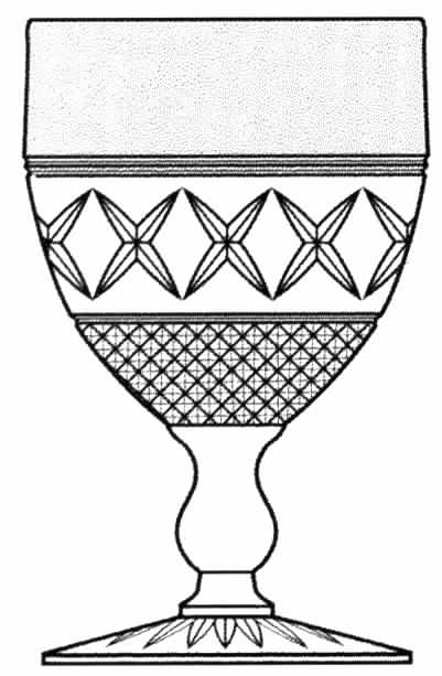 Hilton Water Goblet by Tiffin-Franciscan-1