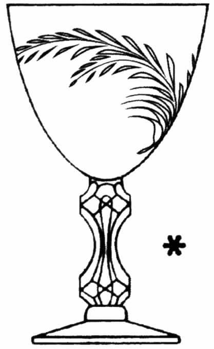 Honeysuckle Water Goblet by Tiffin-Franciscan-1