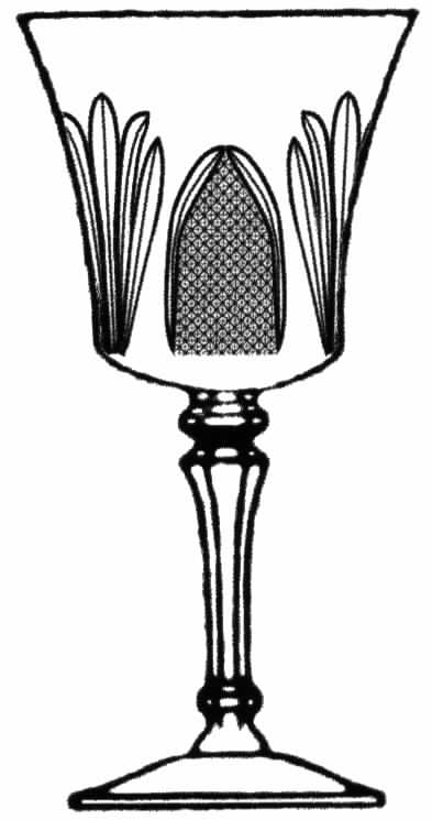 Hyde Park Water Goblet by Tiffin-Franciscan-1