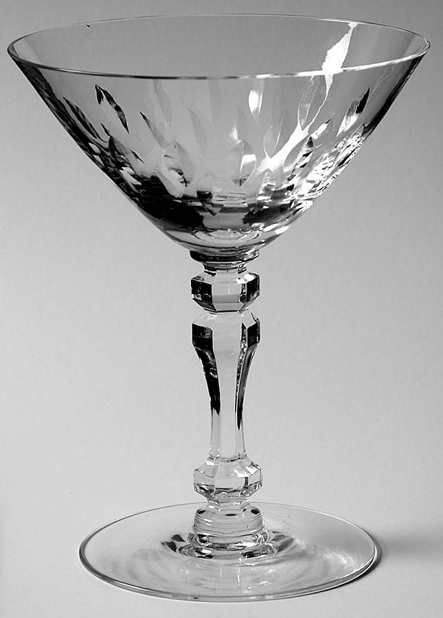 Intrigue Champagne/Tall Sherbet by Tiffin-Franciscan-1