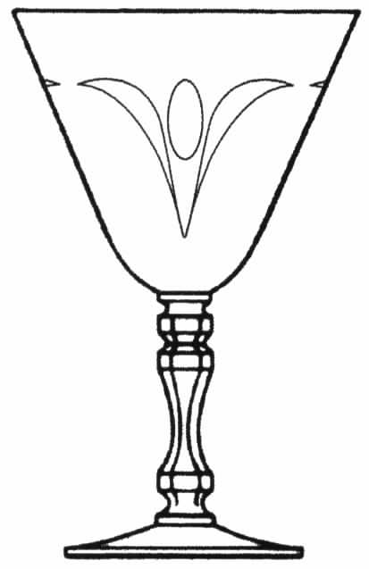 Jamaica Water Goblet by Tiffin-Franciscan-1