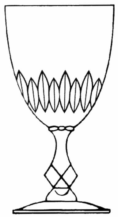 Jamestown Water Goblet by Tiffin-Franciscan-1