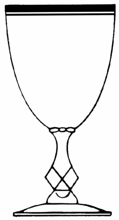 Jubilee Water Goblet by Tiffin-Franciscan-1