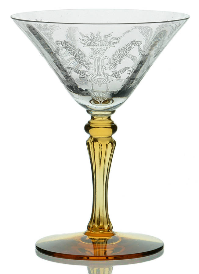 Julia Amber (Amber Stem and Foot, Stem 15011) Liquor Cocktail by Tiffin-Franciscan-1